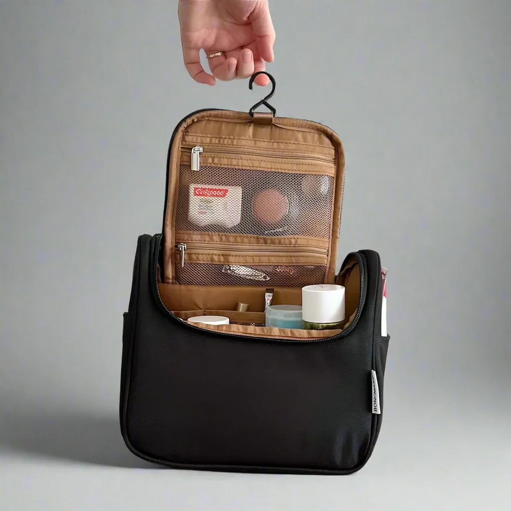 Bon Voyage Travel Toiletry Bag -- Black