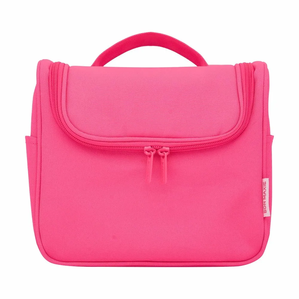Bon Voyage Travel Toiletry Bag -- Bright Pink