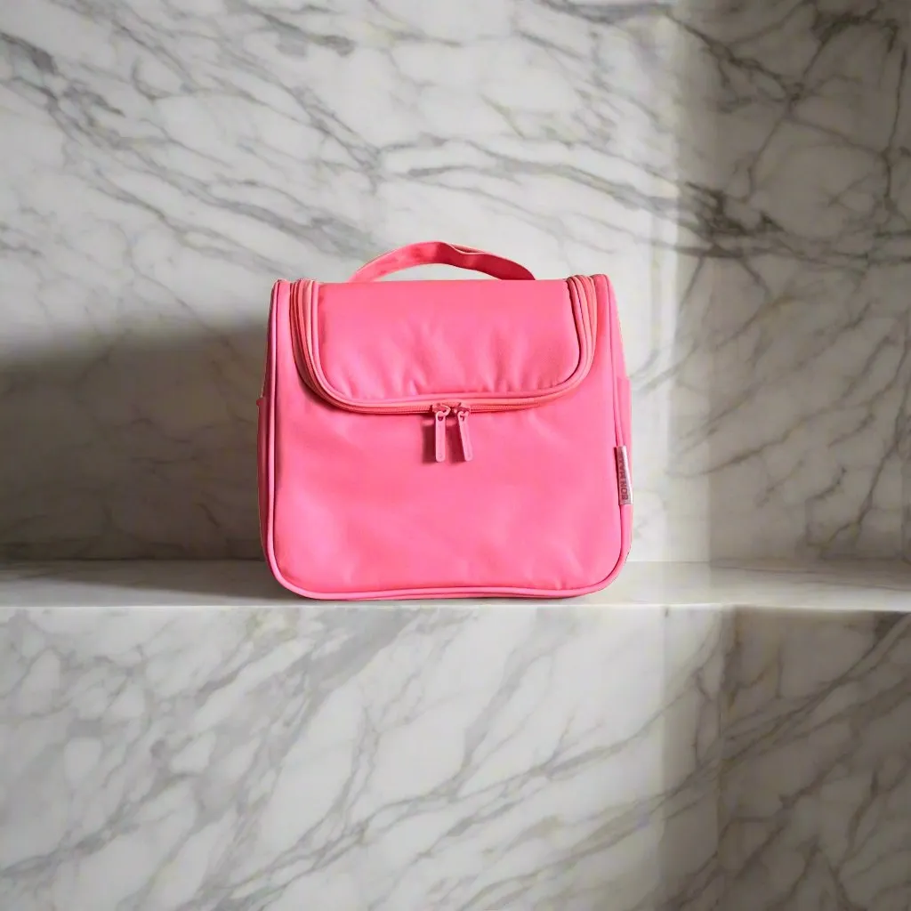 Bon Voyage Travel Toiletry Bag -- Electric Coral