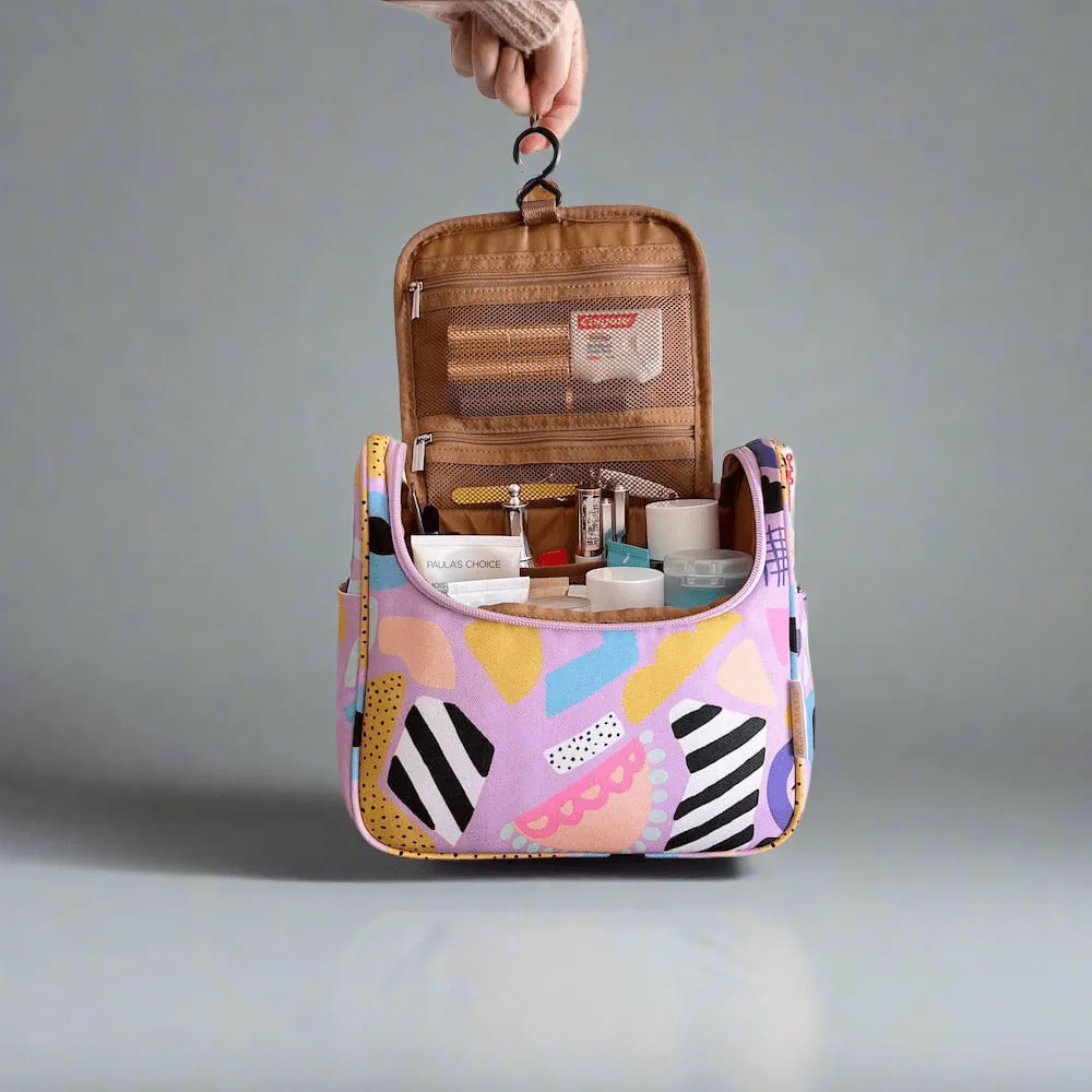 Bon Voyage Travel Toiletry Bag -- Eye Love Purple