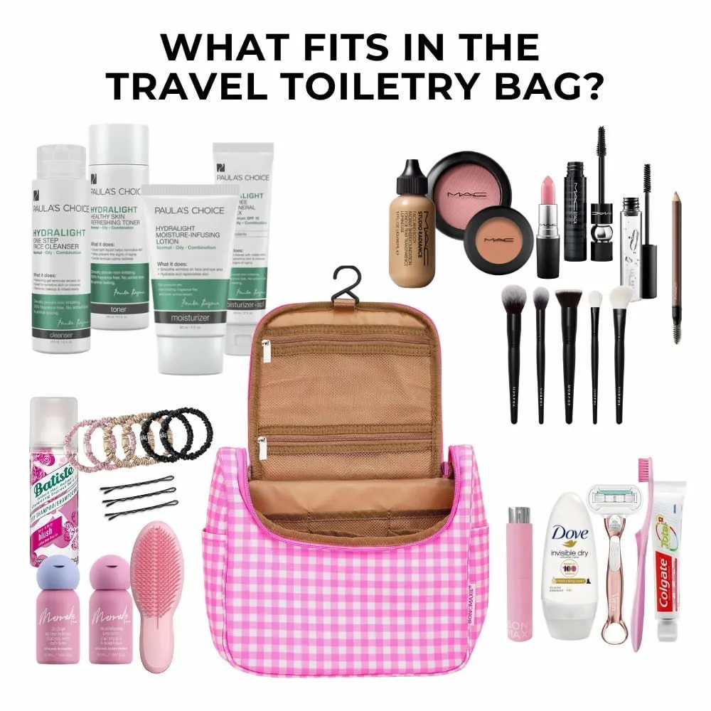 Bon Voyage Travel Toiletry Bag -- Leopard