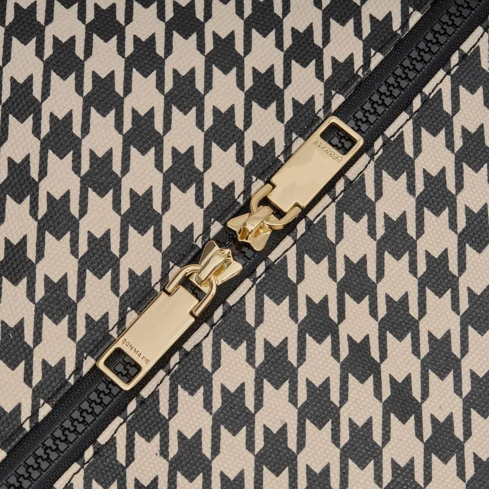 Bon Voyage Weekender Bag -- Houndstooth