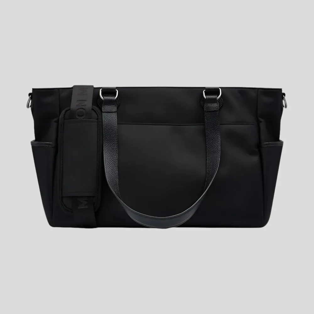 Carryall Tote   Pouch --  Black Nylon