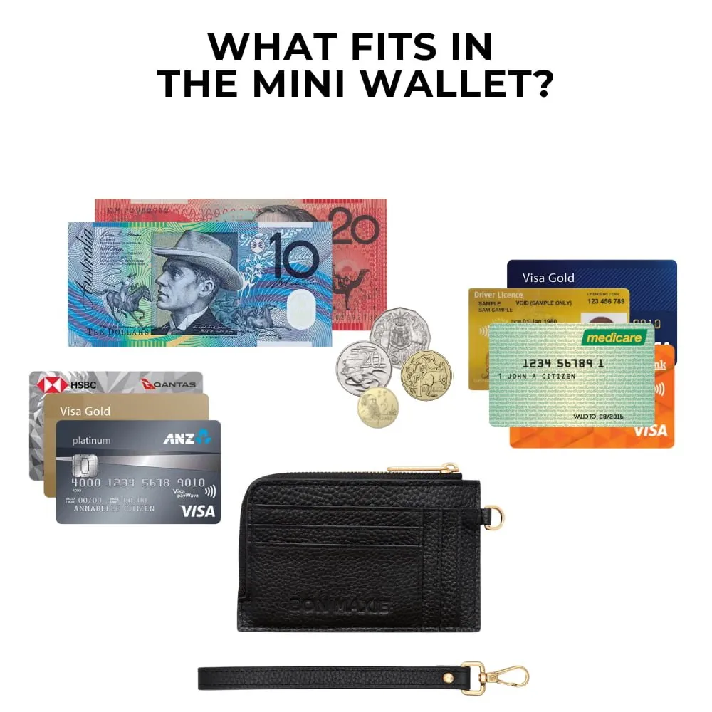 Everyday Leather Mini Wallet -- Chocolate