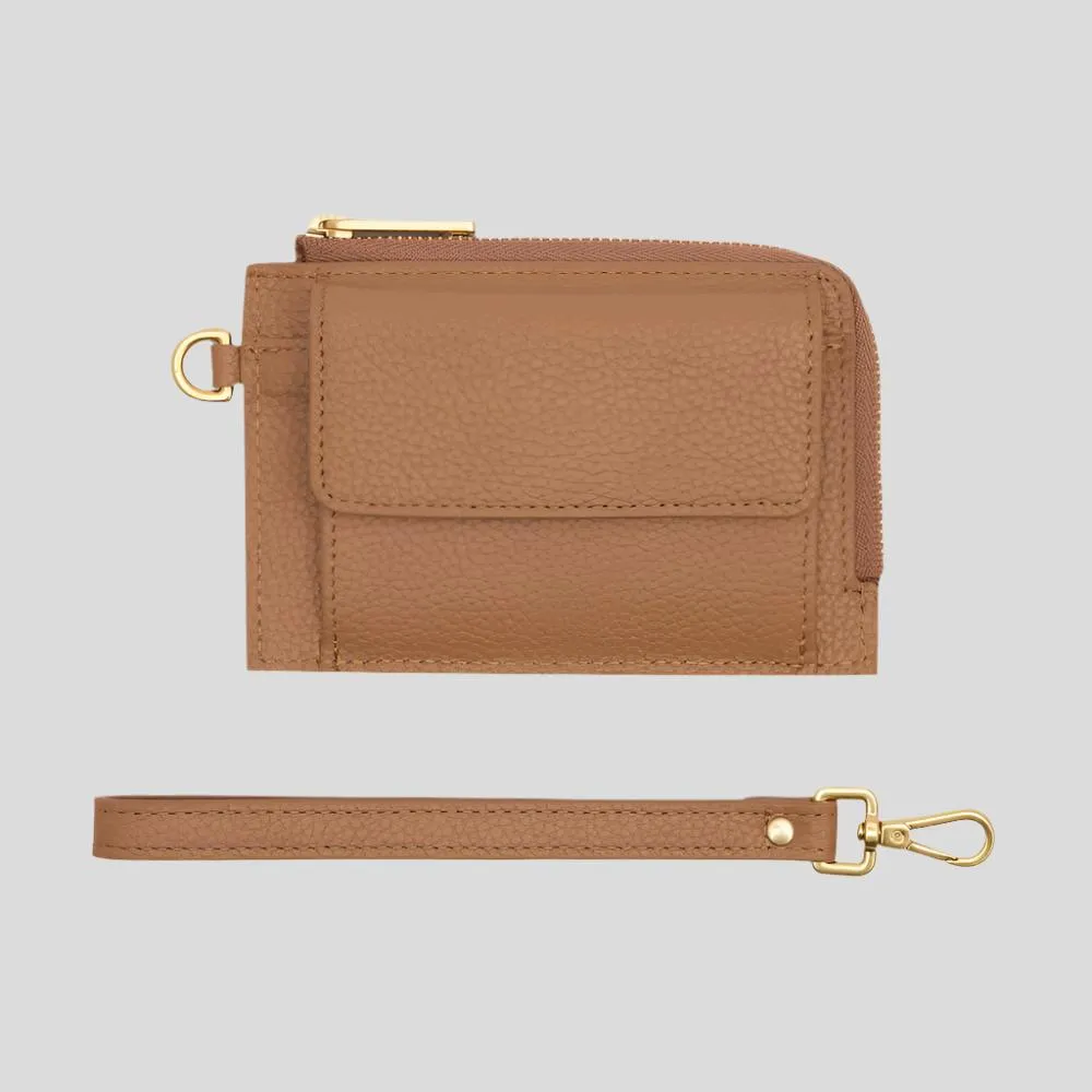 Everyday Leather Mini Wallet -- Tan