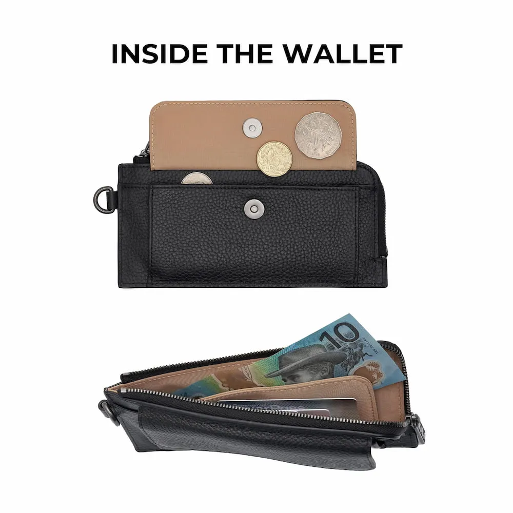 Everyday Leather Slimline Wallet -- Electric Blue