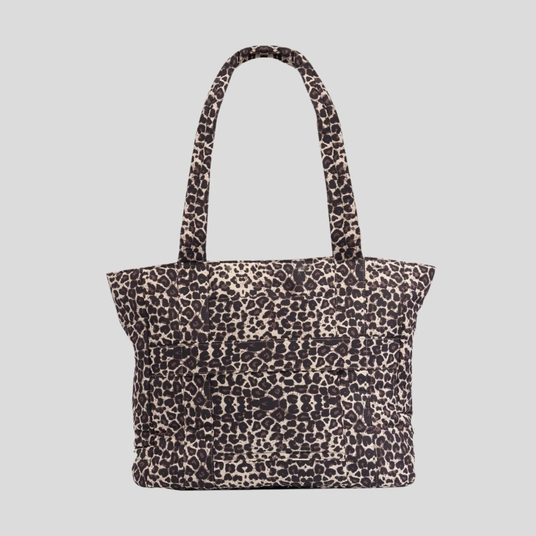 Everyday Tote Bag -- Tan Leopard