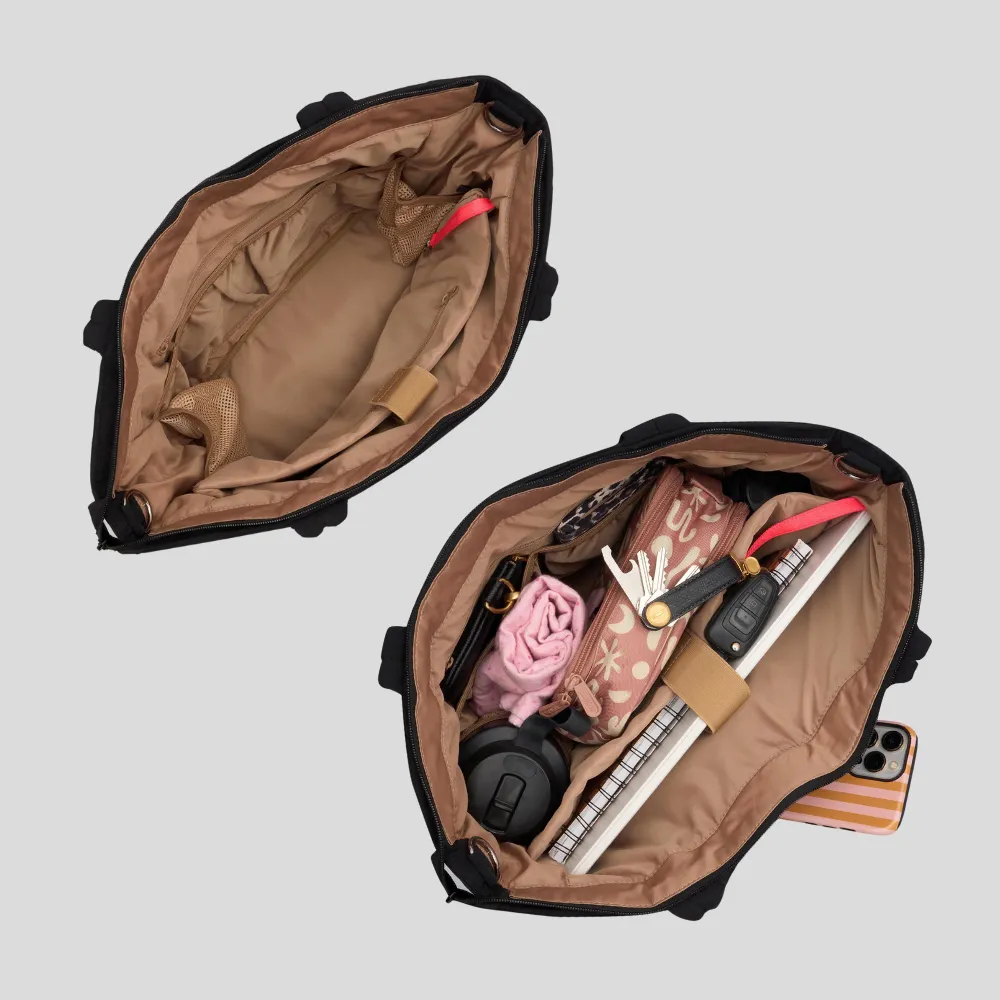 Everyday Tote Bag -- Tan Leopard