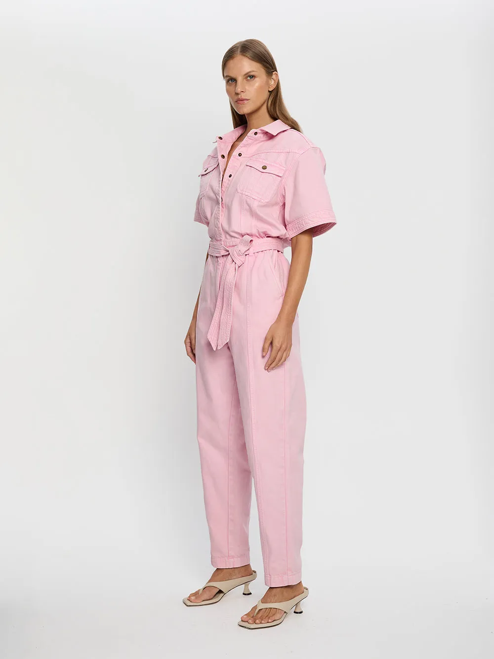 Grace Denim Boilersuit
