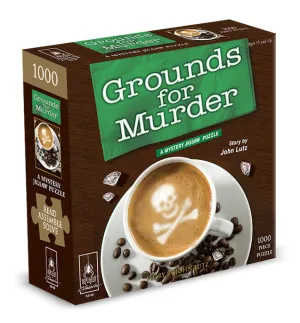 Grounds for Murder 1000 Piece Mystery Puzzle