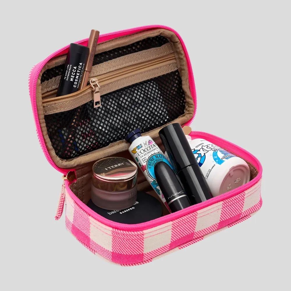 Handy Handle Case -- Neon Pink Gingham