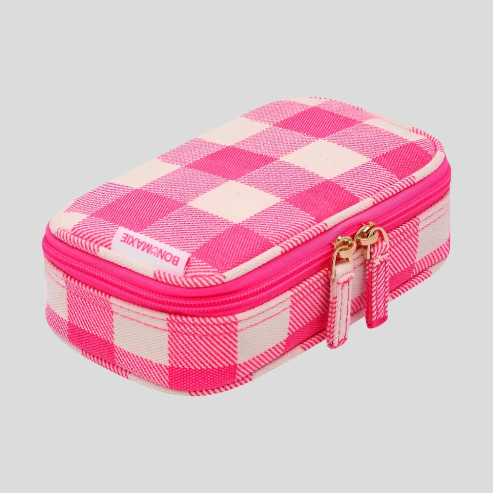 Handy Handle Case -- Neon Pink Gingham