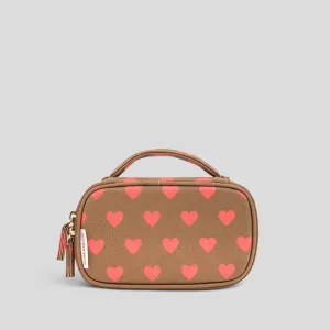 Handy Handle Case -- Orange Hearts