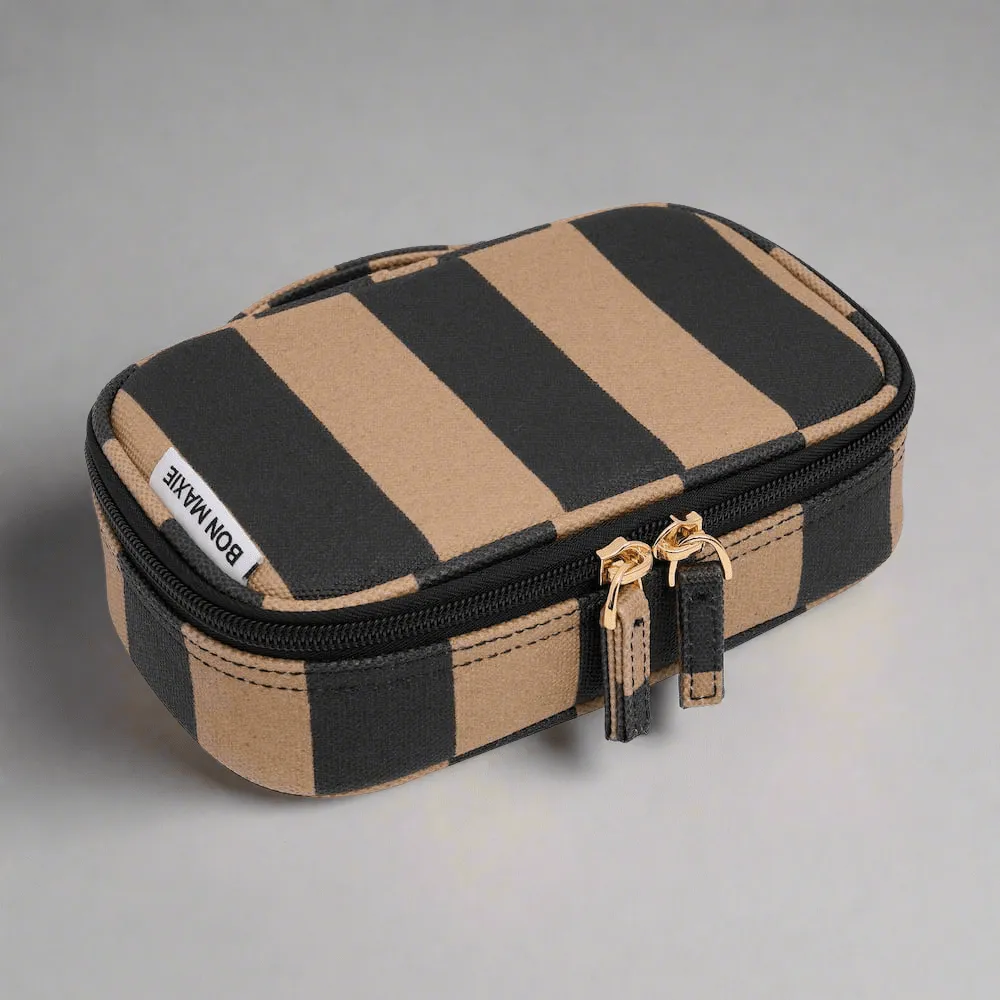 Handy Handle Case -- Tan and Black Stripe