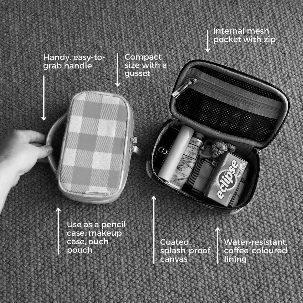 Handy Handle Case -- Tan Stripe