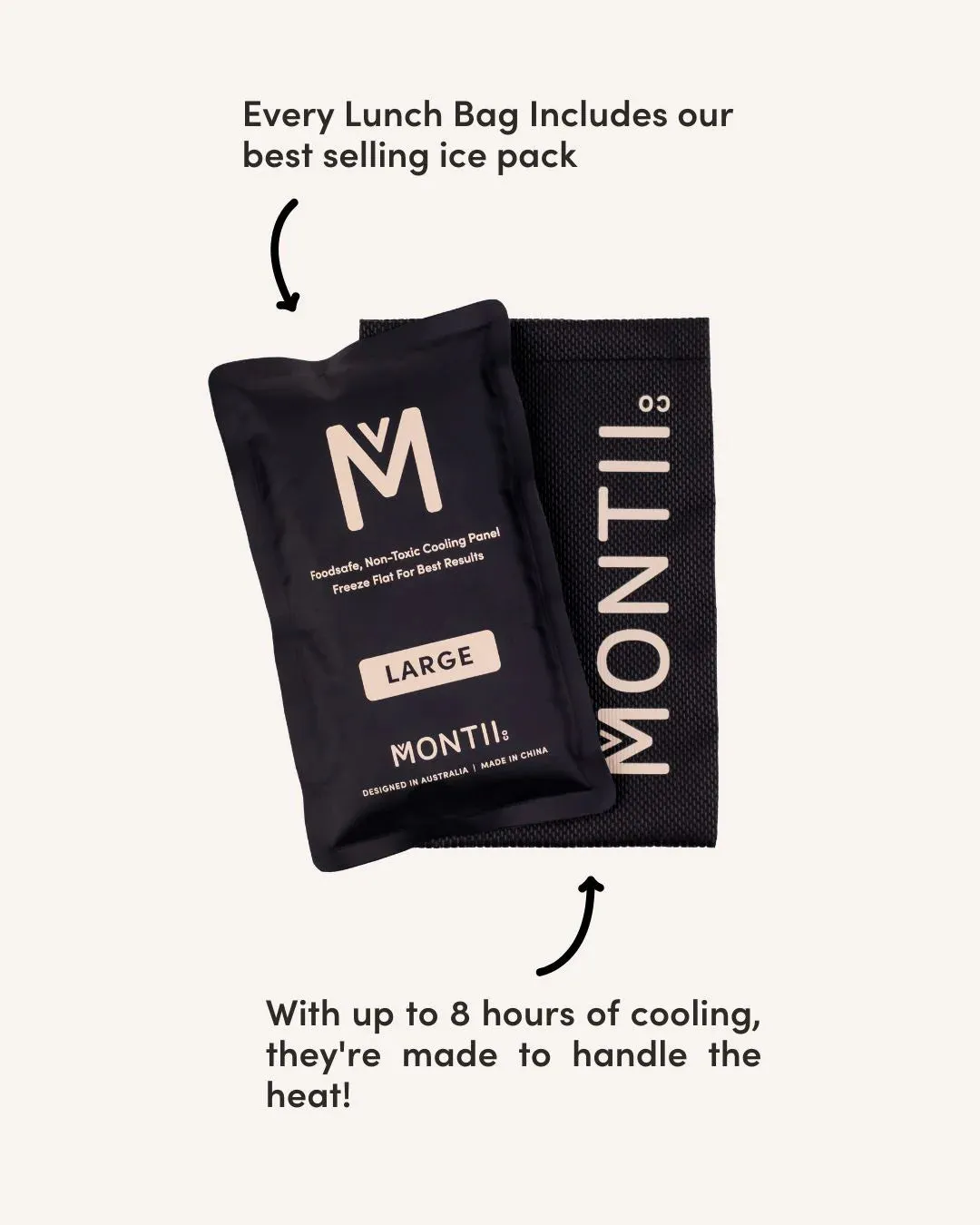 Insulated Lunch Bag Medium -- Montii Safari