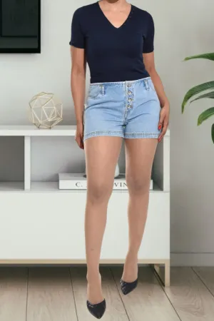 Ladies Light Denim Shorts