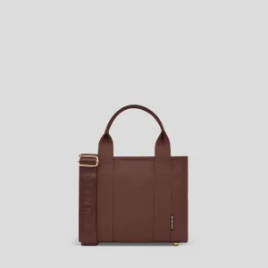 Micro Bon Vivant Structured Tote Bag -- Chocolate