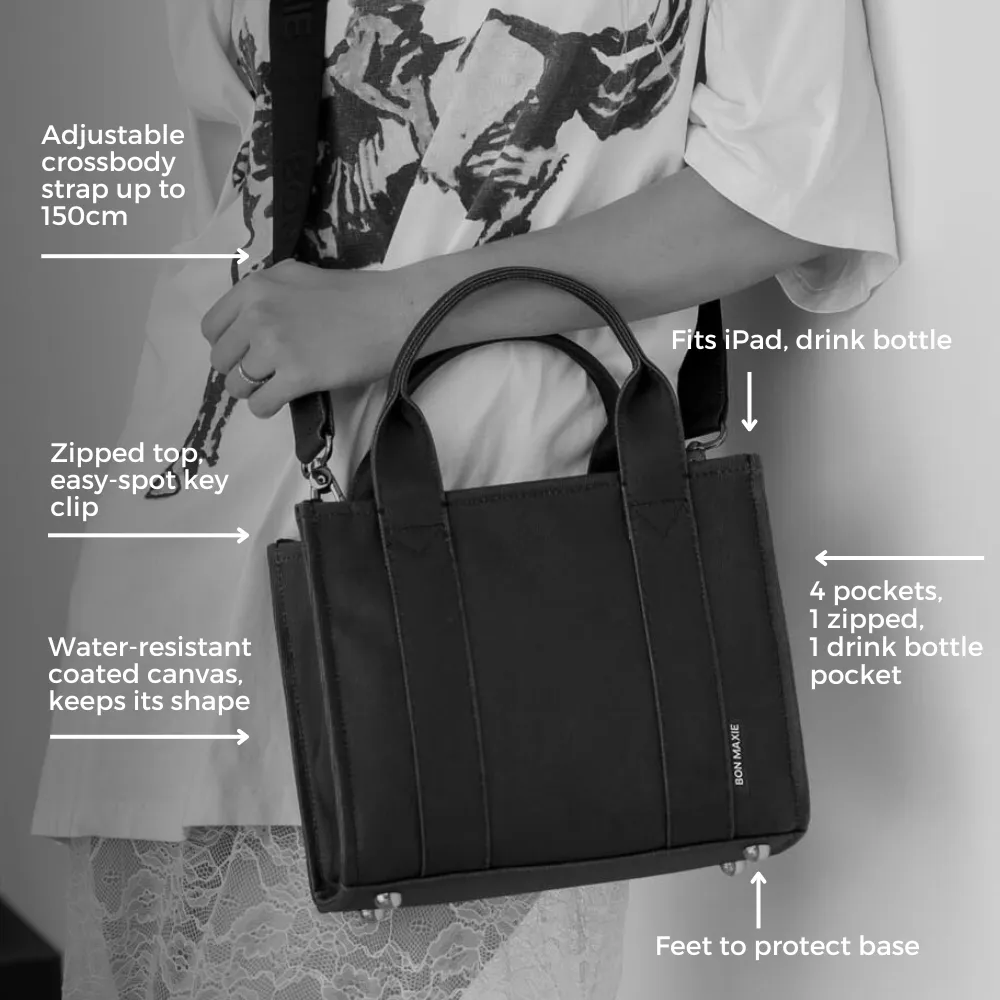 Micro Bon Vivant Structured Tote Bag -- Chocolate