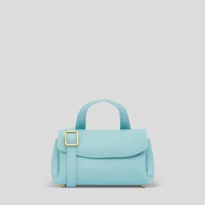 Mini Tryhard Leather Crossbody Bag -- Sky Blue