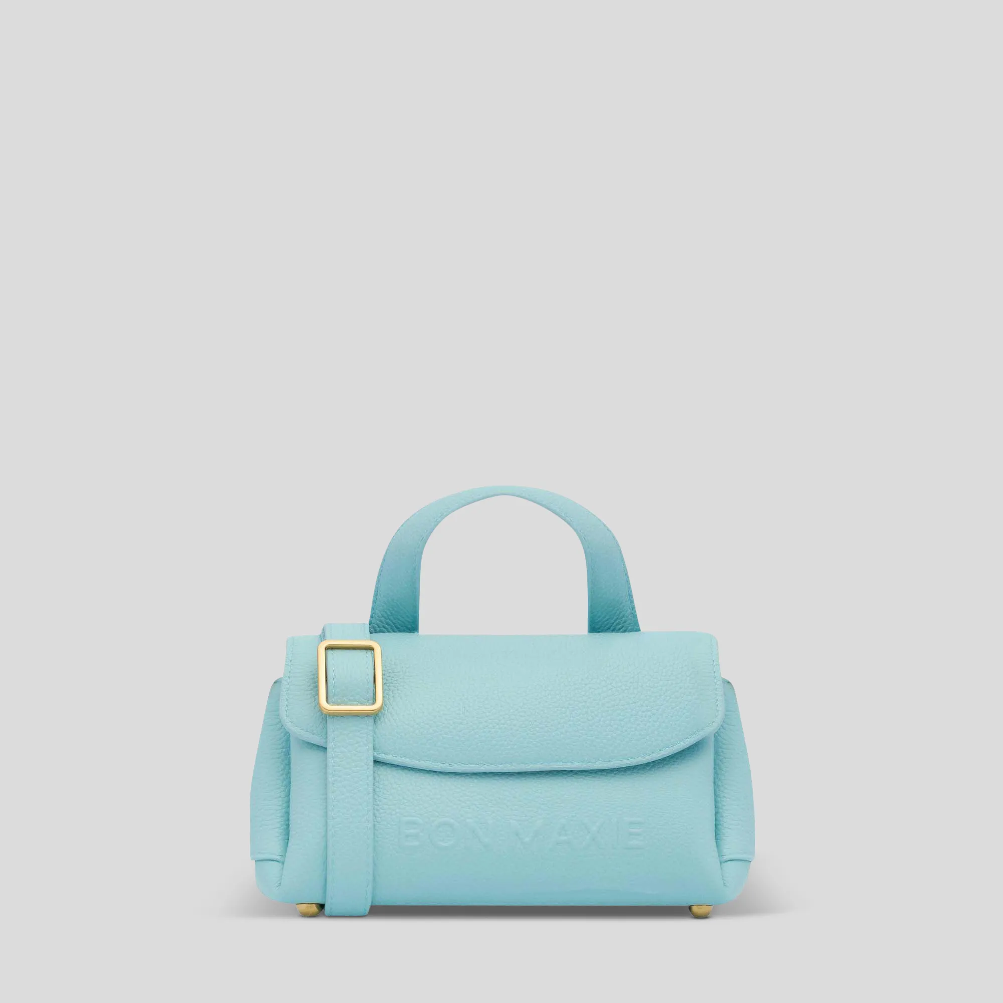 Mini Tryhard Leather Crossbody Bag -- Sky Blue