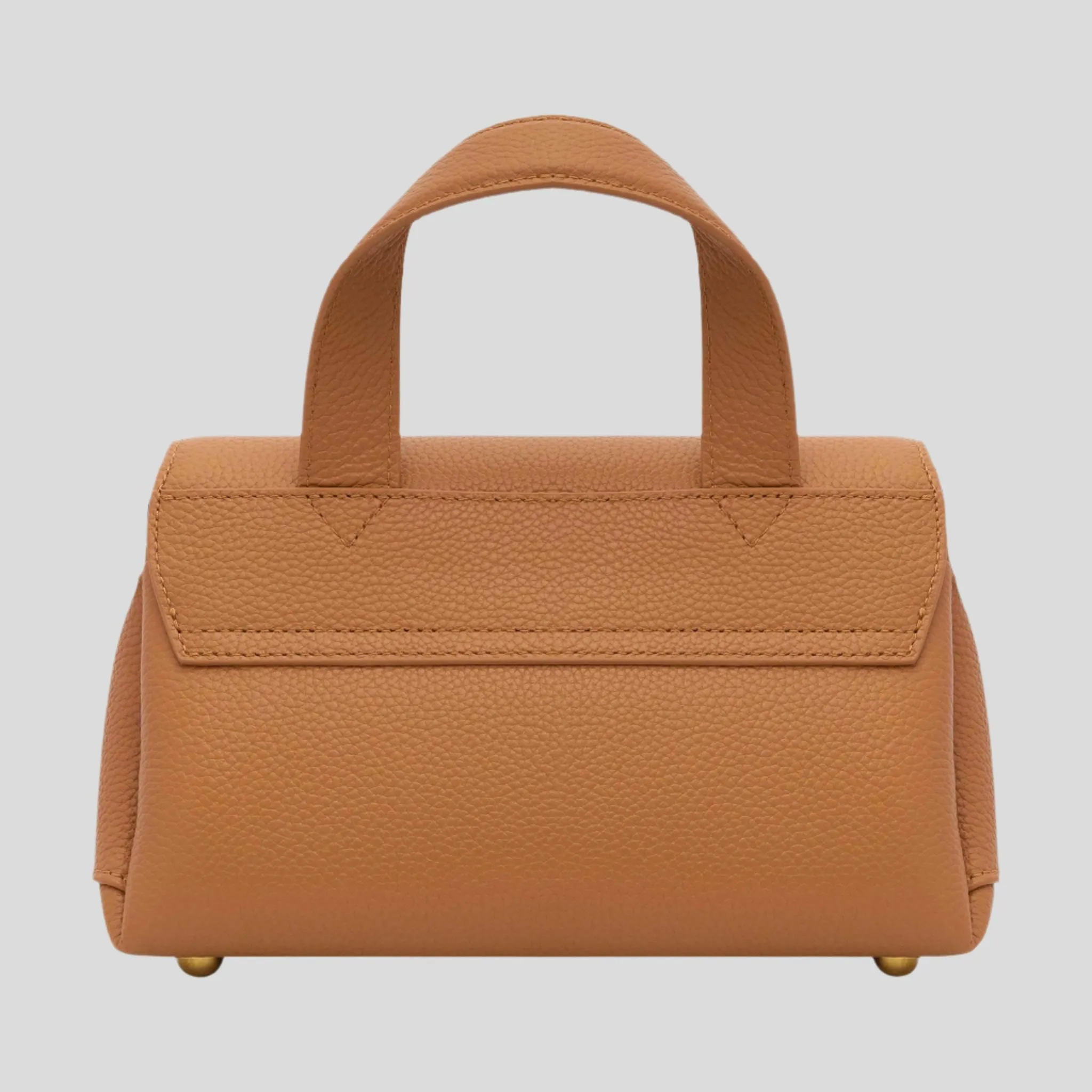 Mini Tryhard Leather Crossbody Bag -- Tan