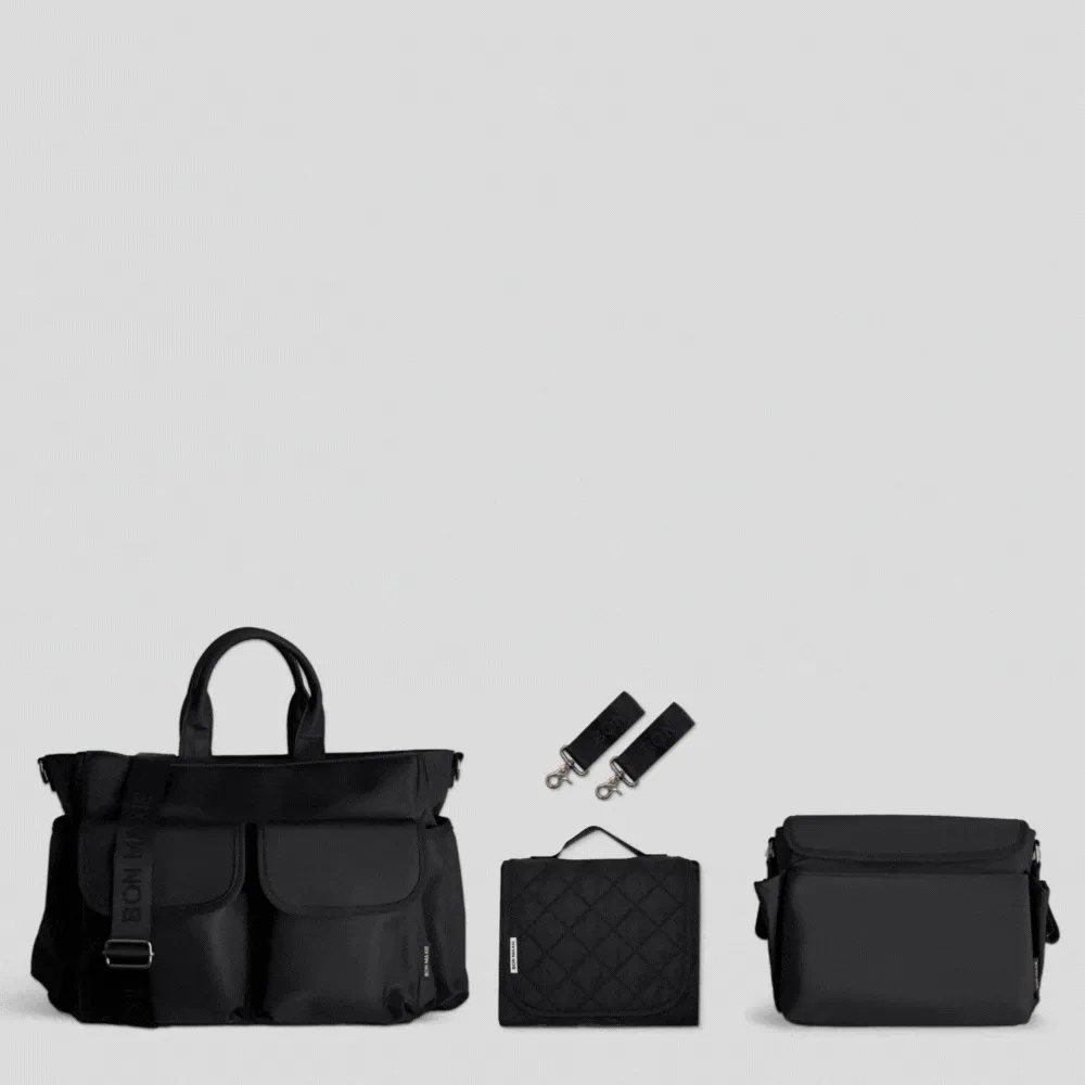 MULTI-POCKET BABY BAG BUNDLE   PRAM CADDY