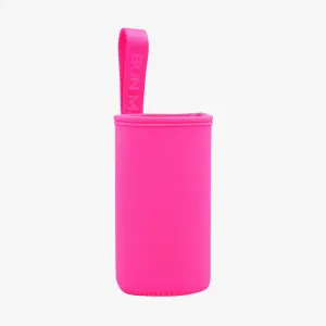 Neoprene Bottle Insulator Pocket Insert -- Neon Pink
