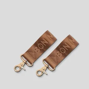 No-Slip Velcro Pram Straps -- Tan