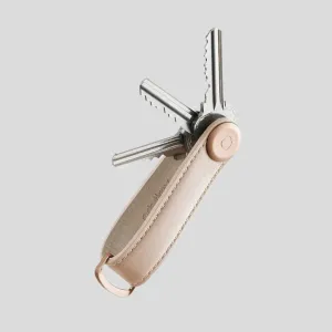 Orbitkey Leather Key Organiser -- Blush