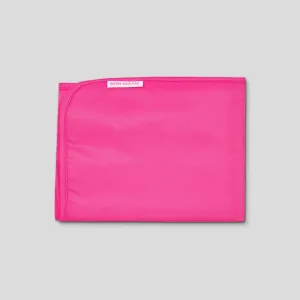 Portable Slimline Nappy Change Mat -- Neon Pink