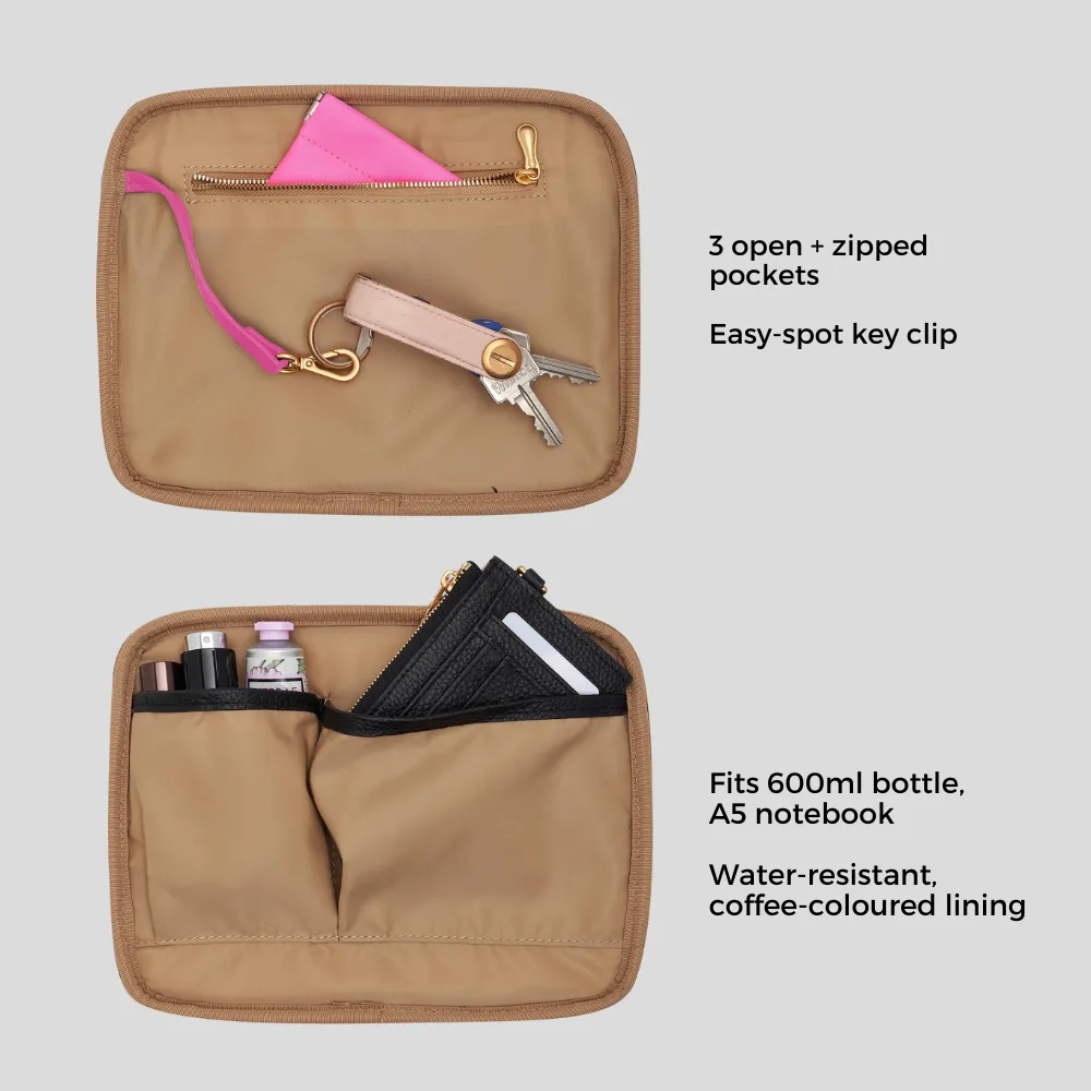 Sidekick Leather Crossbody Bag -- Lemon