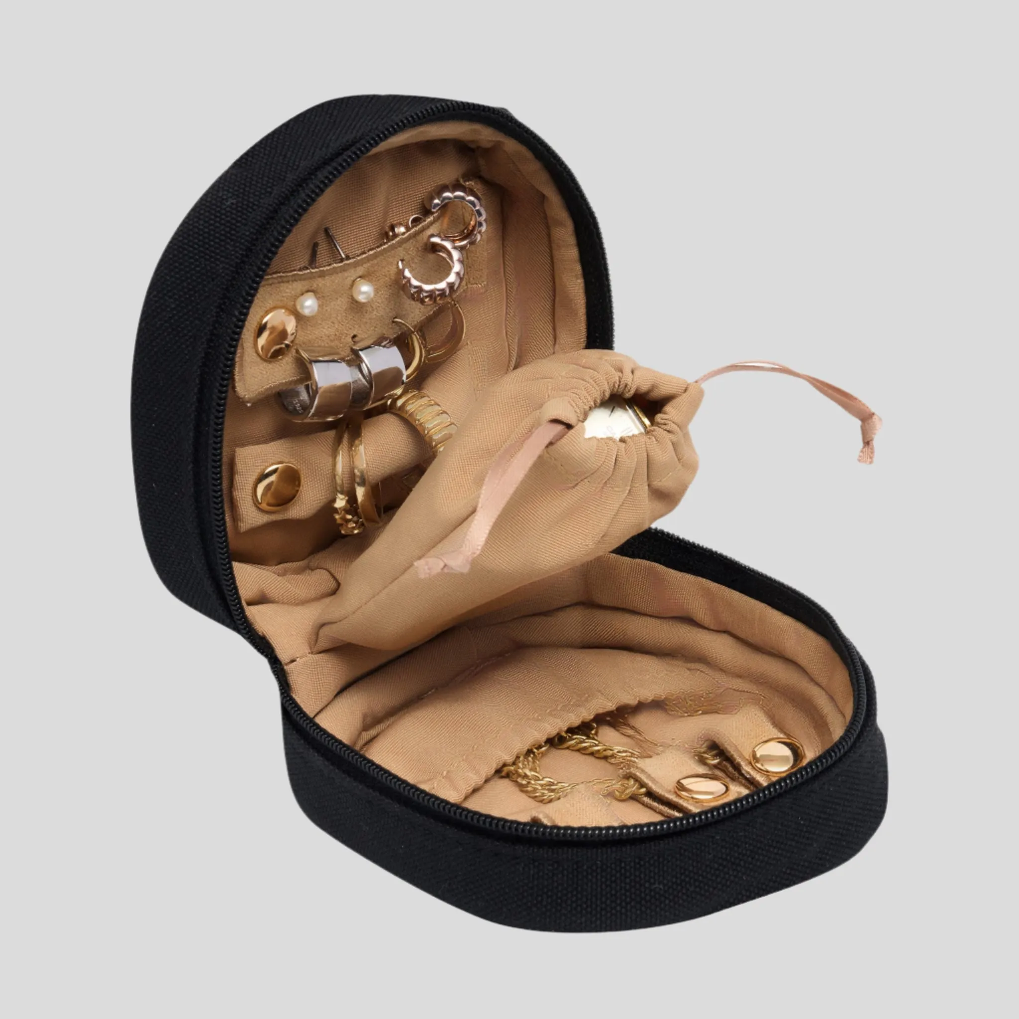 Travel Jewellery Case -- Eye Love Purple