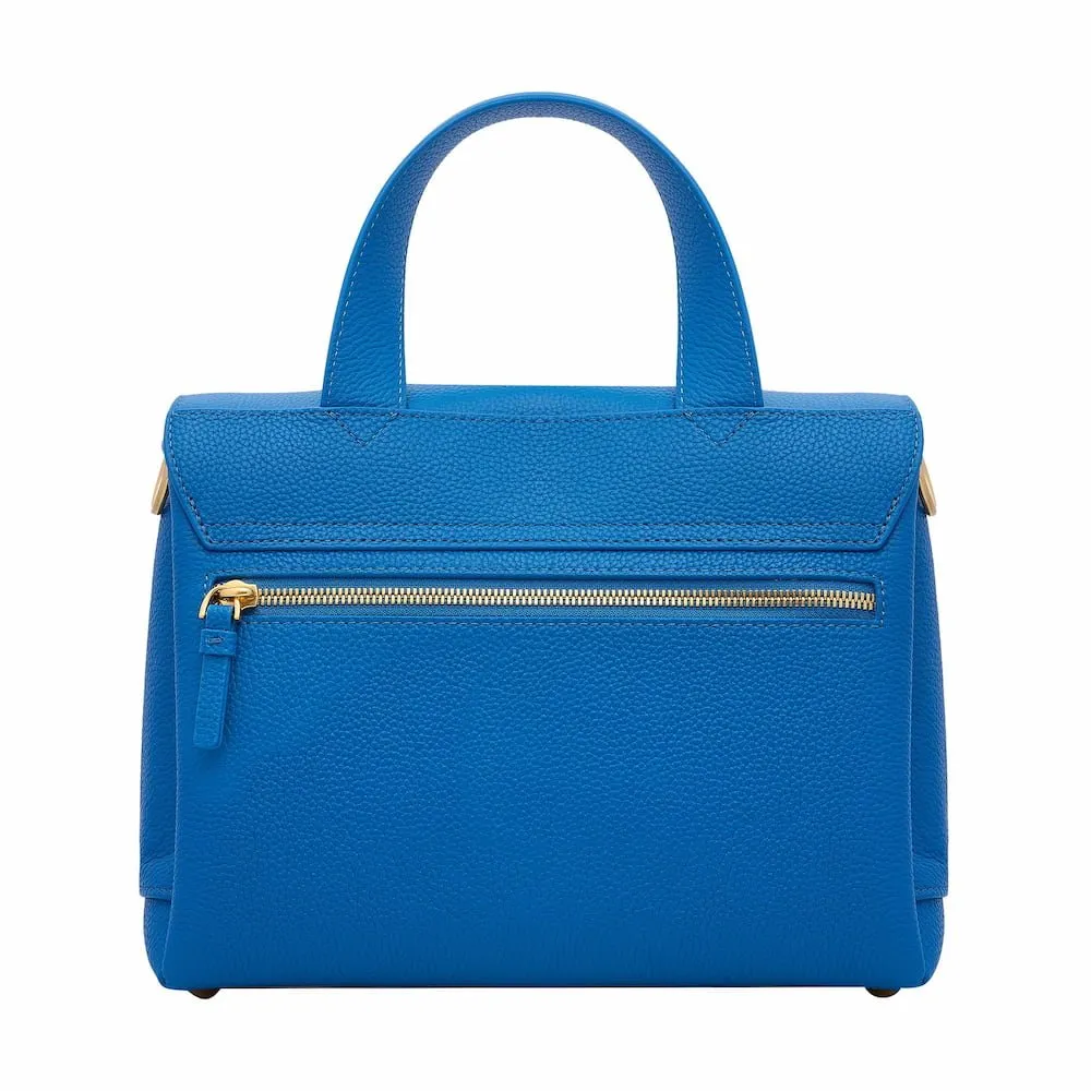 Tryhard Leather Crossbody Bag -- Cobalt