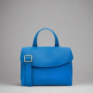 Tryhard Leather Crossbody Bag -- Cobalt