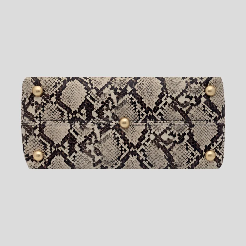 Tryhard Leather Crossbody Bag -- Snake