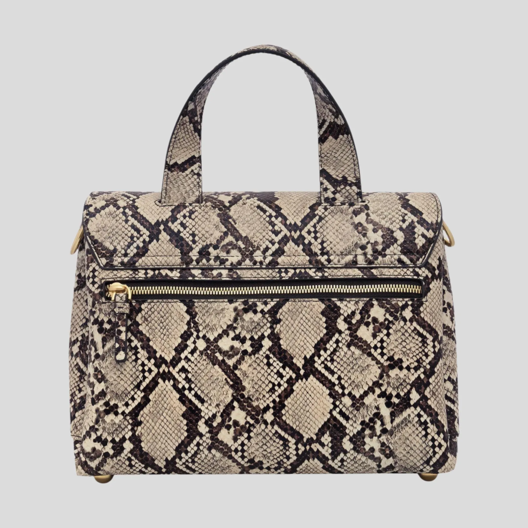 Tryhard Leather Crossbody Bag -- Snake