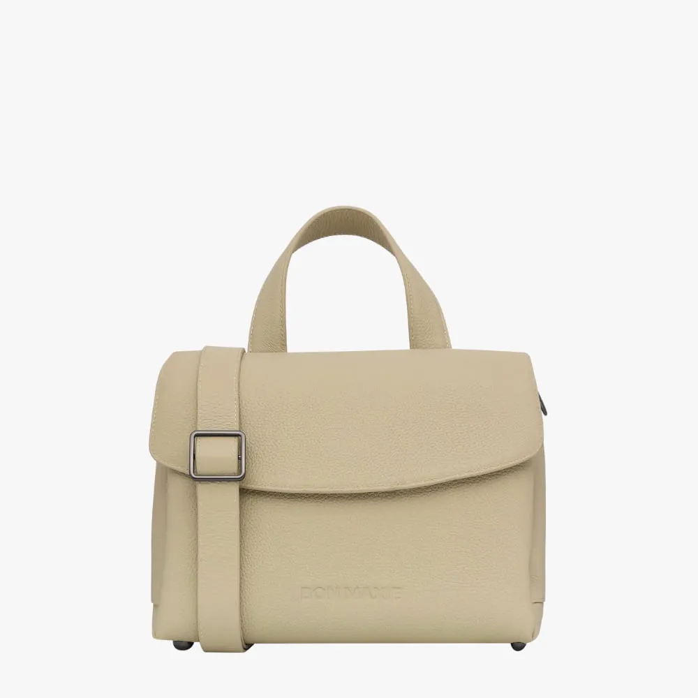 Tryhard Leather Crossbody Bag -- Stone