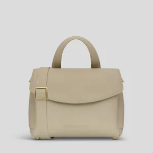 Tryhard Leather Crossbody Bag -- Stone